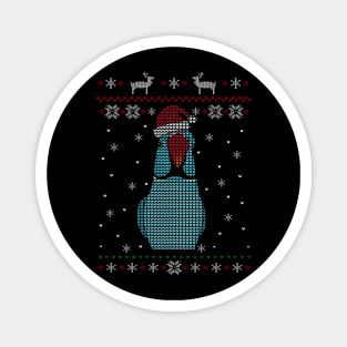 blue alexandrine ugly christmas Magnet